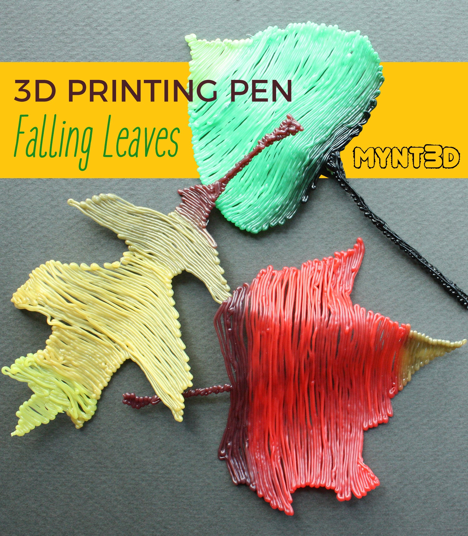 Fall Leaves 3D Pen Template and Tutorial