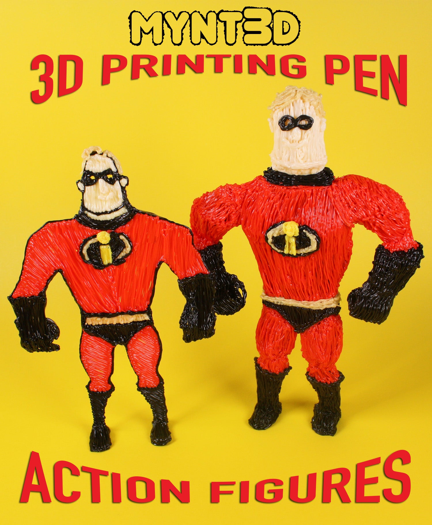 Action Figures 3D Pen Tutorial - MYNT3D
