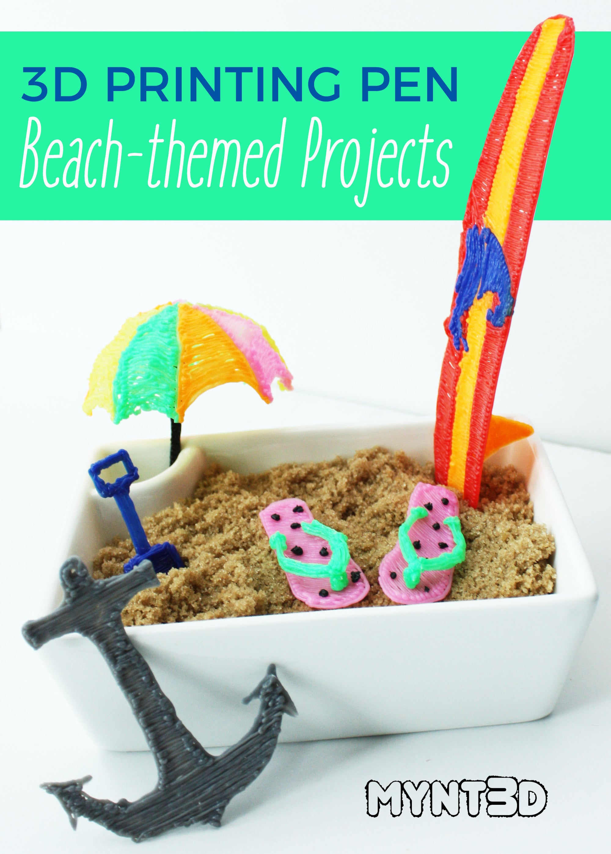 Beach-themed Projects Made with a 3D Printing Pen