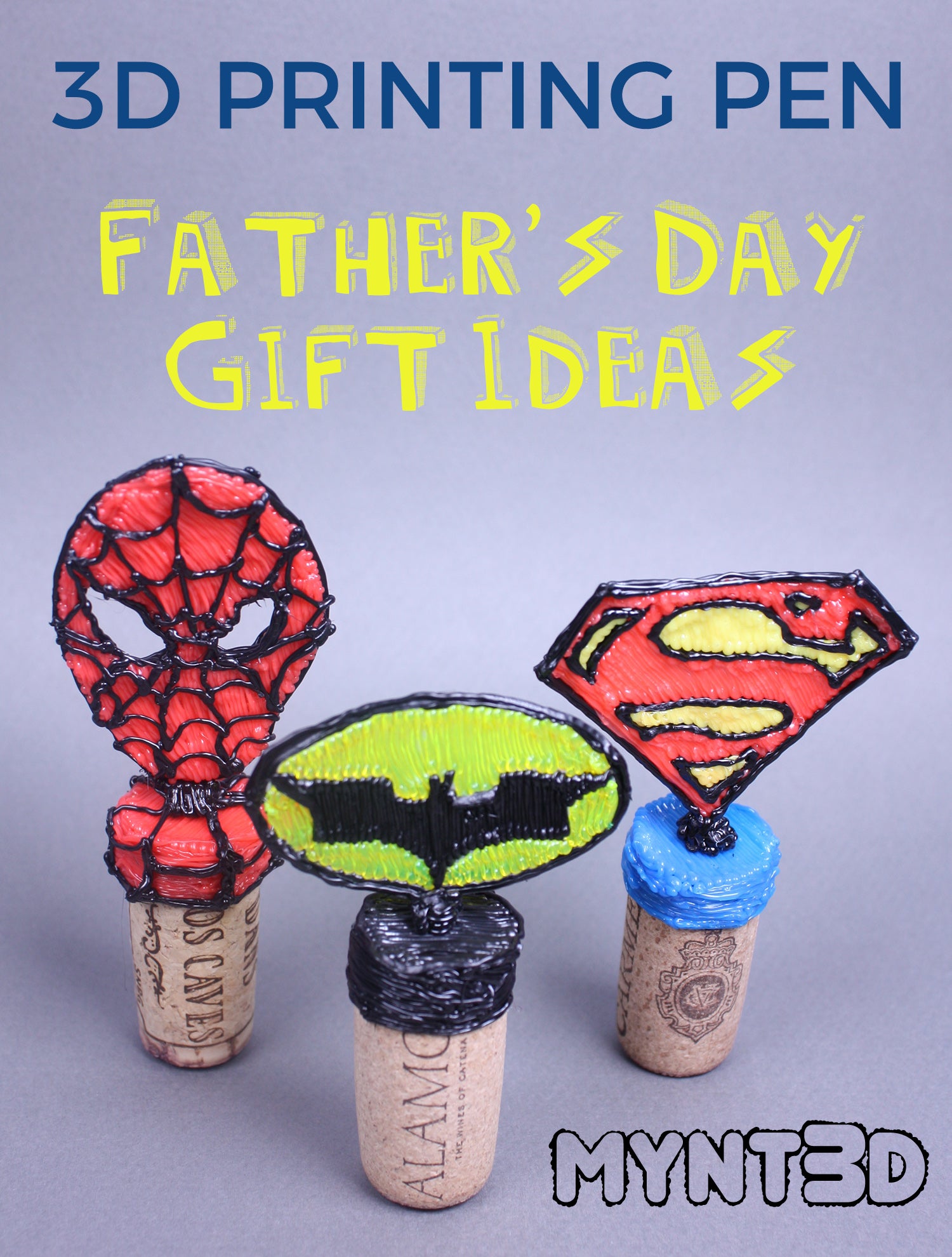 Father's Day Gift Ideas made with a 3D Pen
