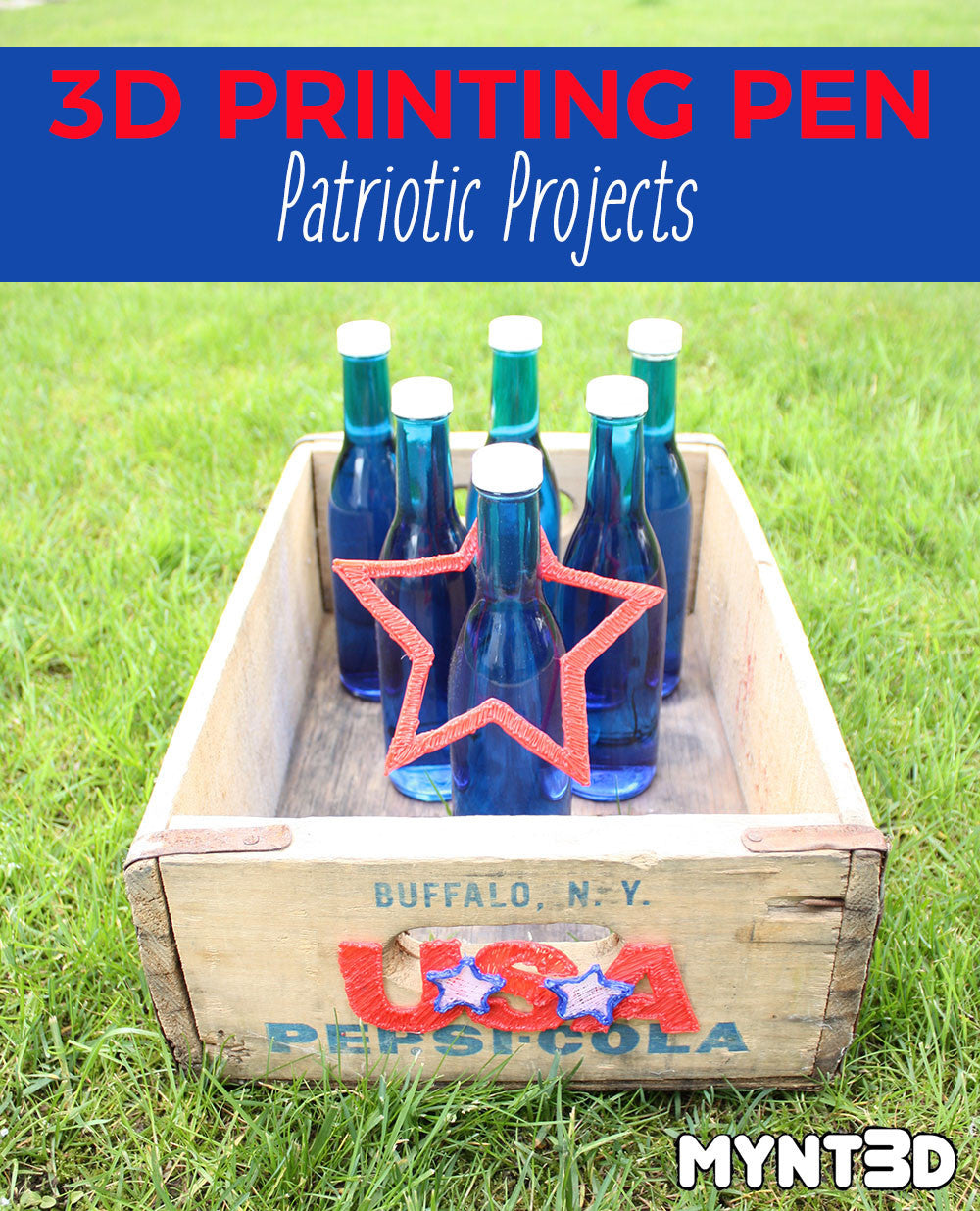 Patriotic Projects Made with a 3D Printing Pen