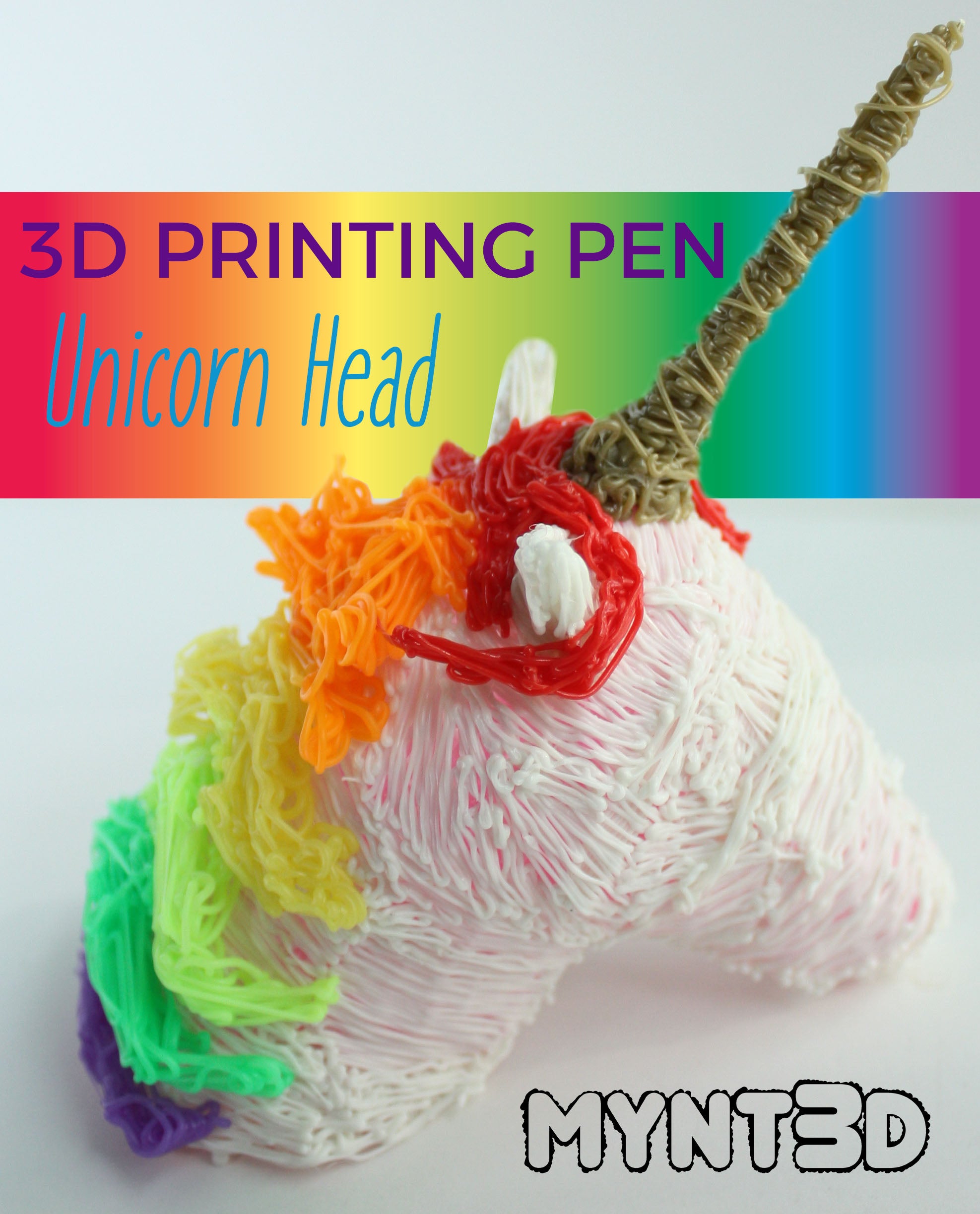 How to Make 3D Pen Unicorn Head