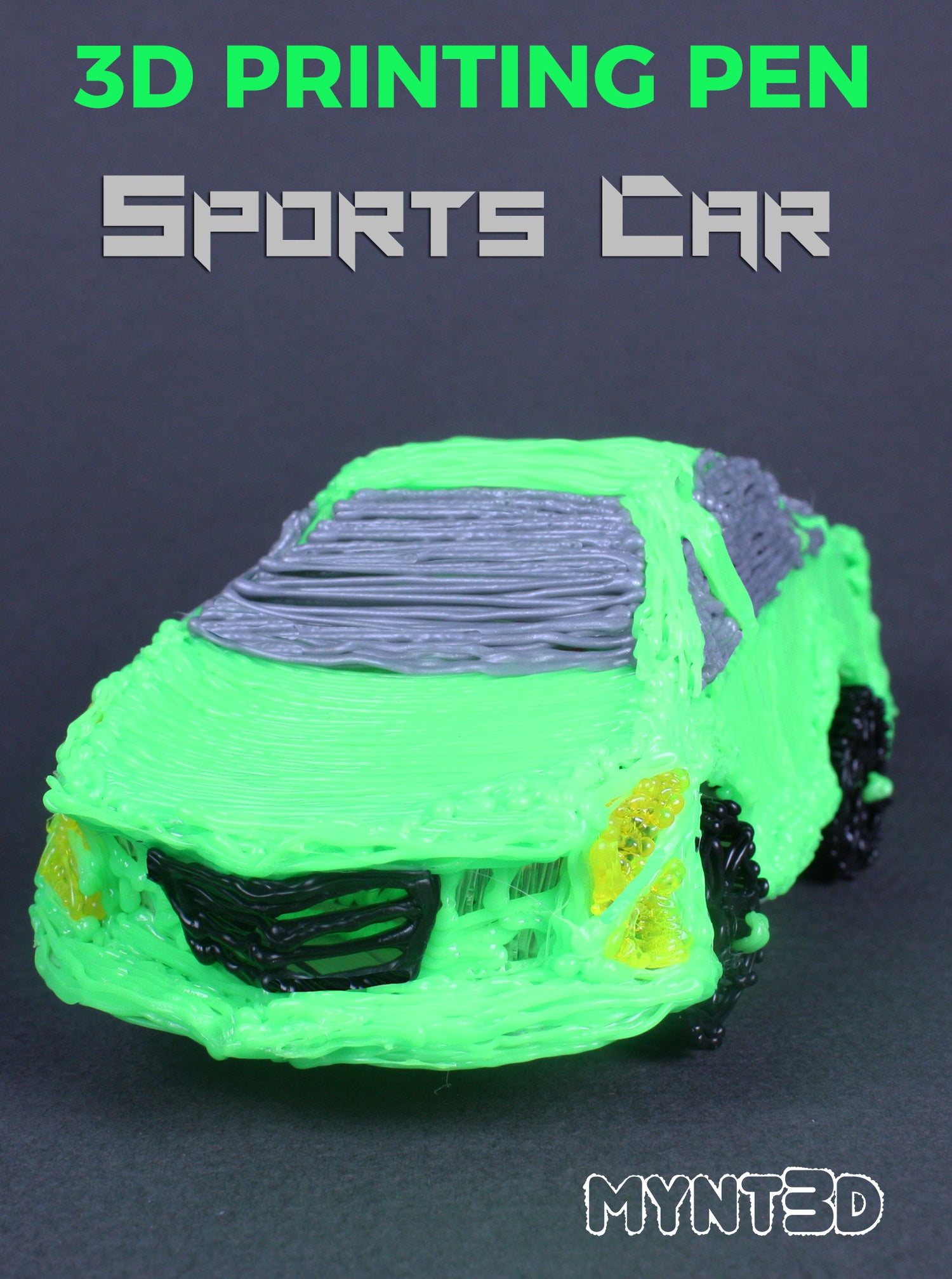 3D Printing Pen Sports Car