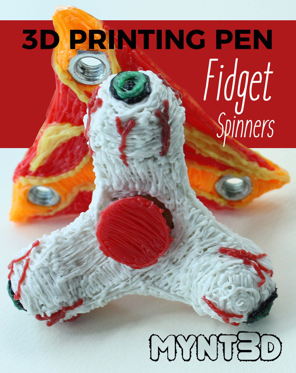 Fidget Spinners Made with 3D Printing Pen