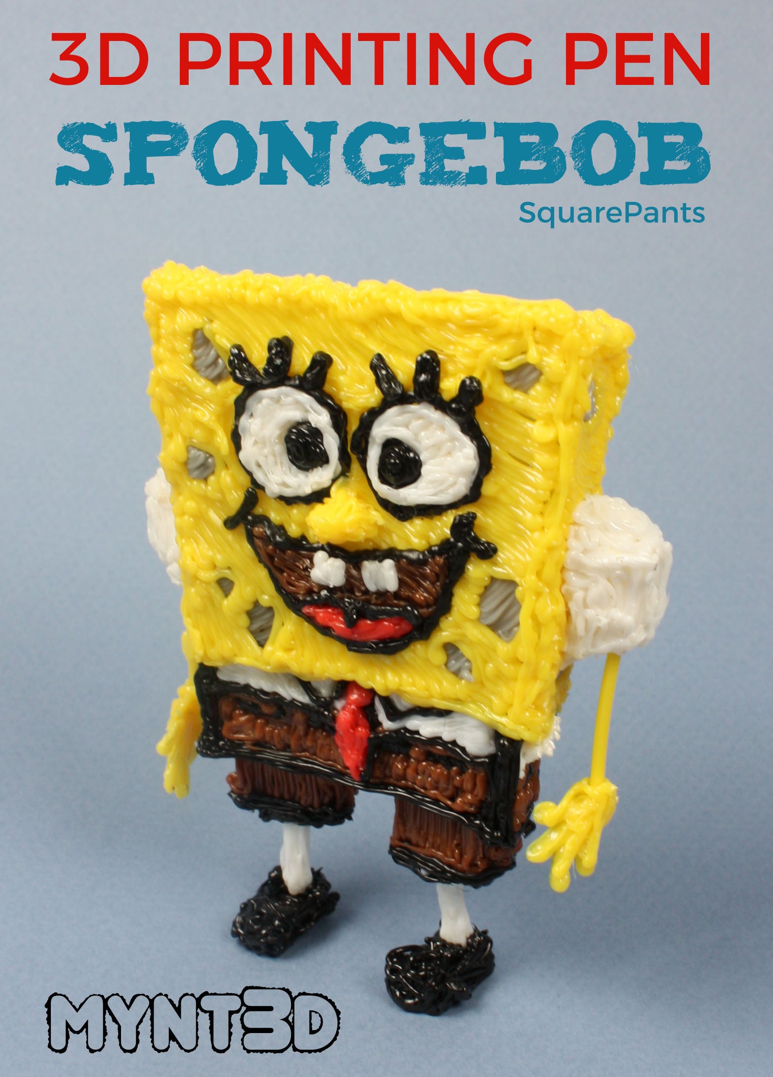 3D Pen SpongeBob Project