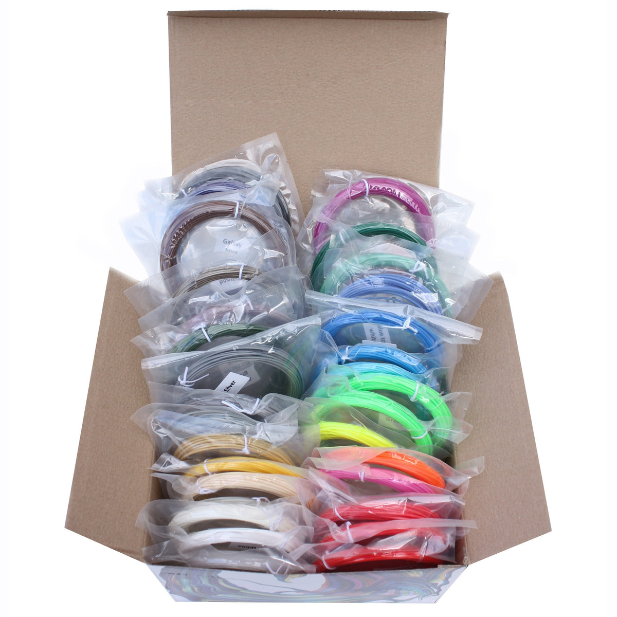 PLA Filament Refill 32 Pack (32 colors, 10m each)