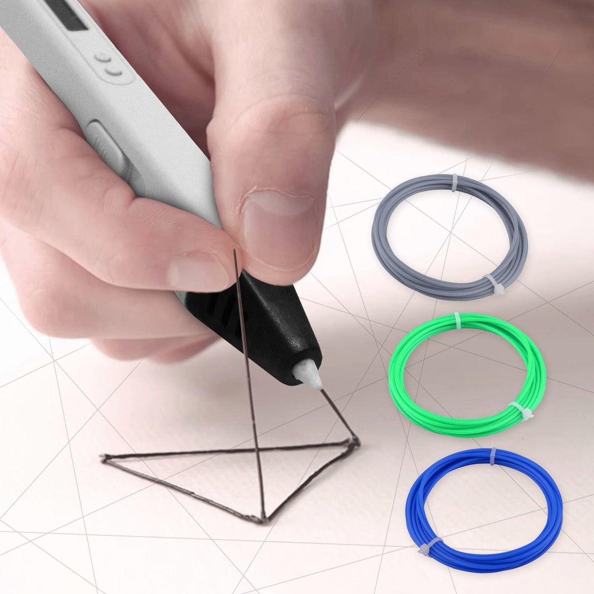 新品未使用 シュリンク付き MYNT3D Printing Pen Amazon.com: MYNT3D Professional Printing 3D Pen with OLED