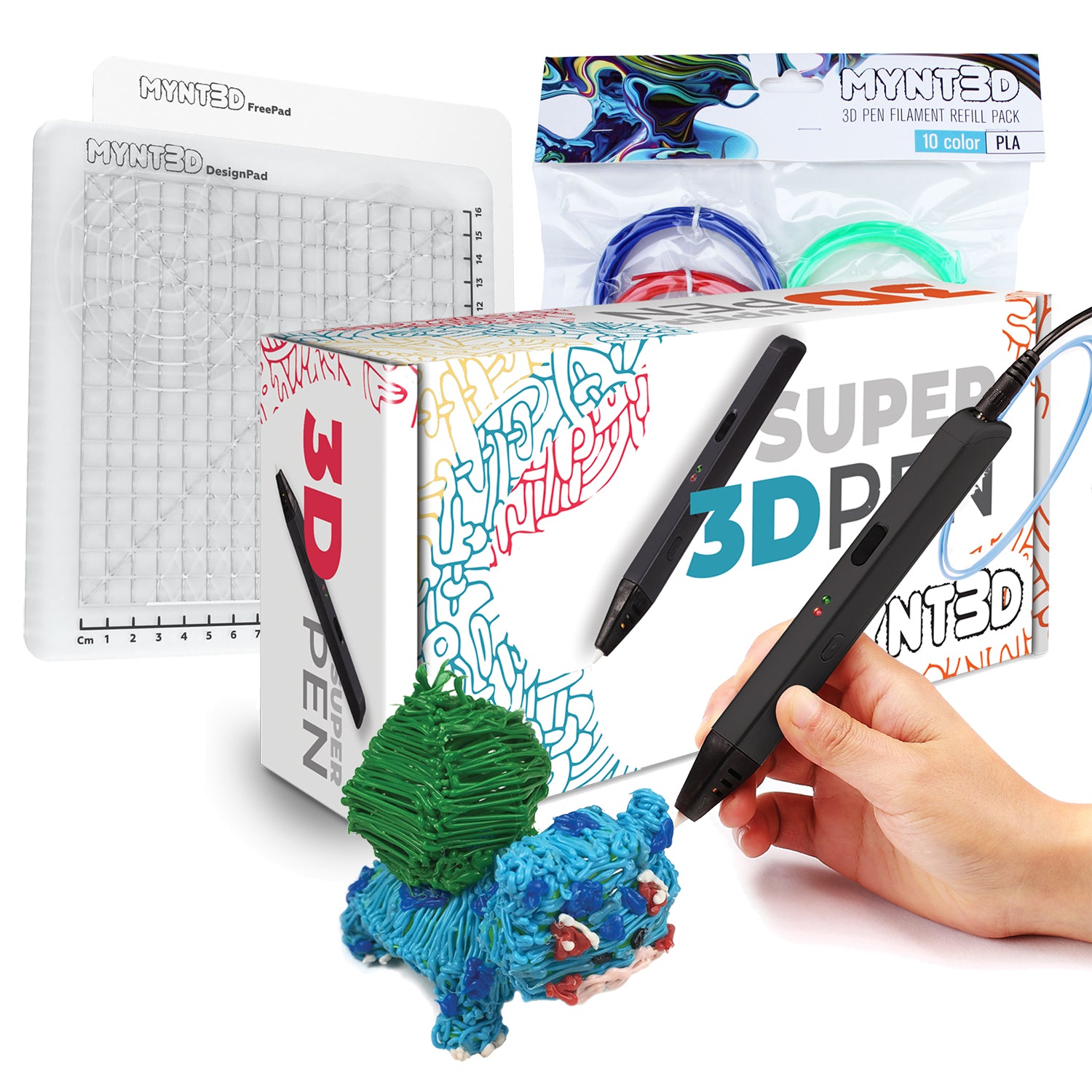 Melt 3D Pen Kit Box Complete Set For 3D Printing Pen, 3D PEN-6-1